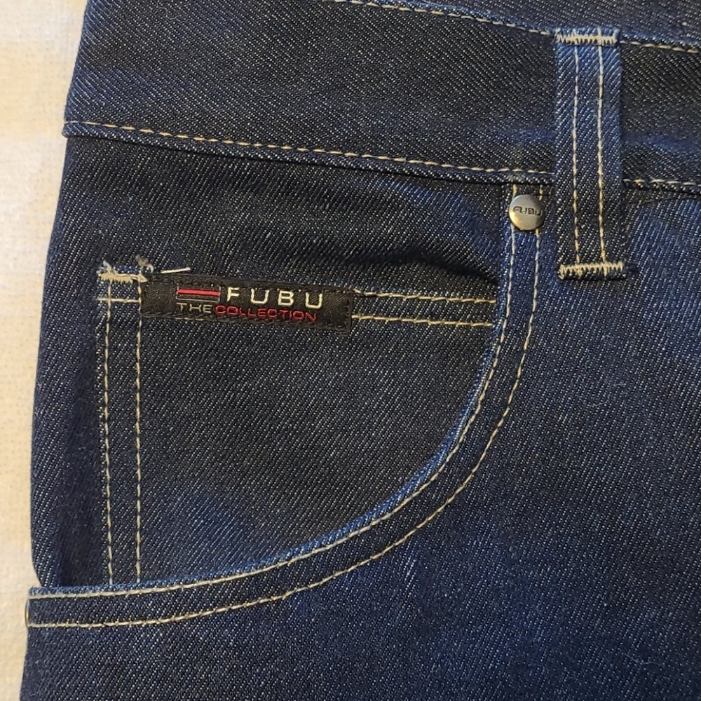 Fubu the collection vintage 90's denim jeans 40x34 hip hop carpenter